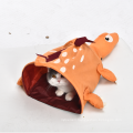 Cute Kitty Foldable Dinosaur Shape Cat Toy Tunnel